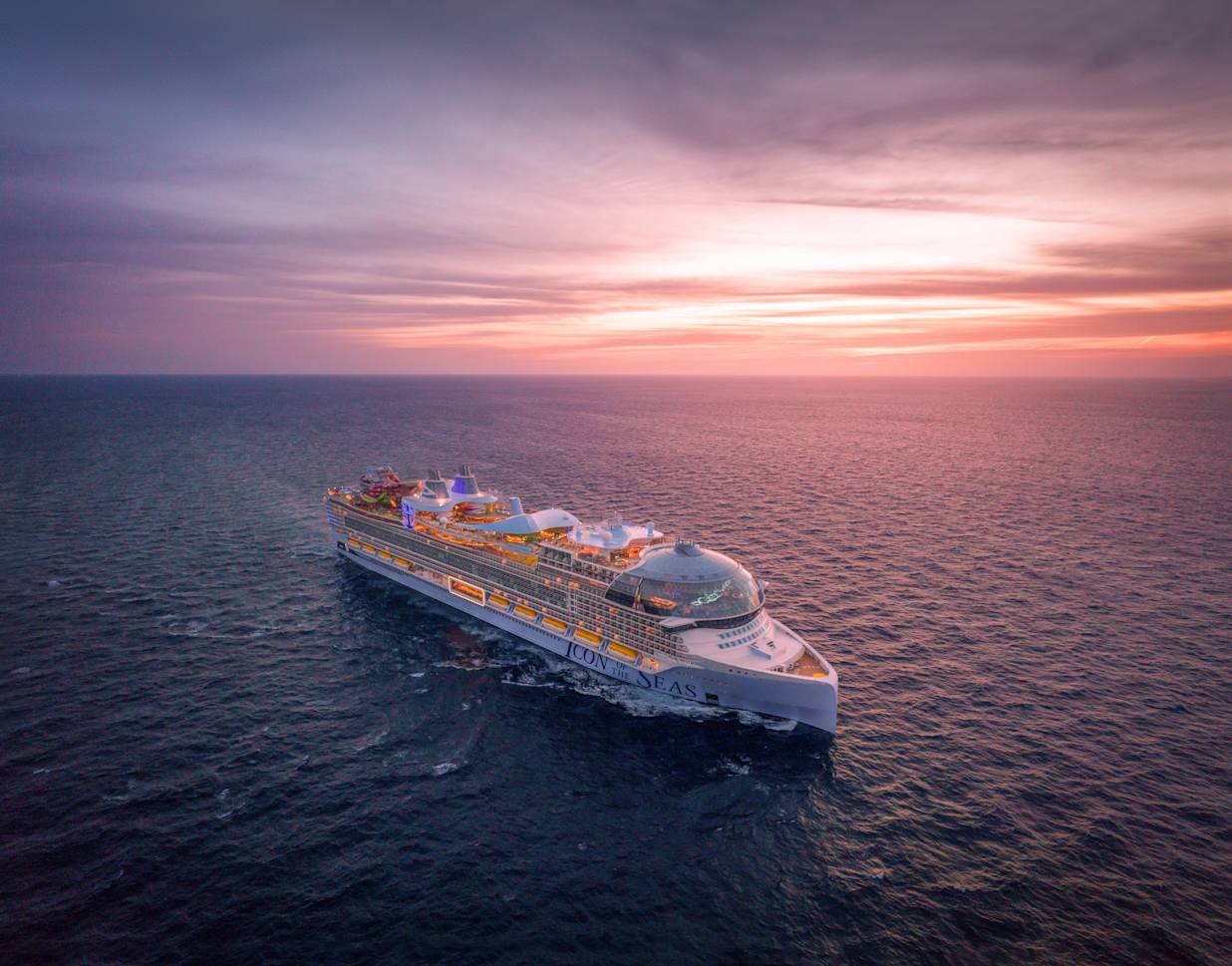 Icon of the Seas at sea