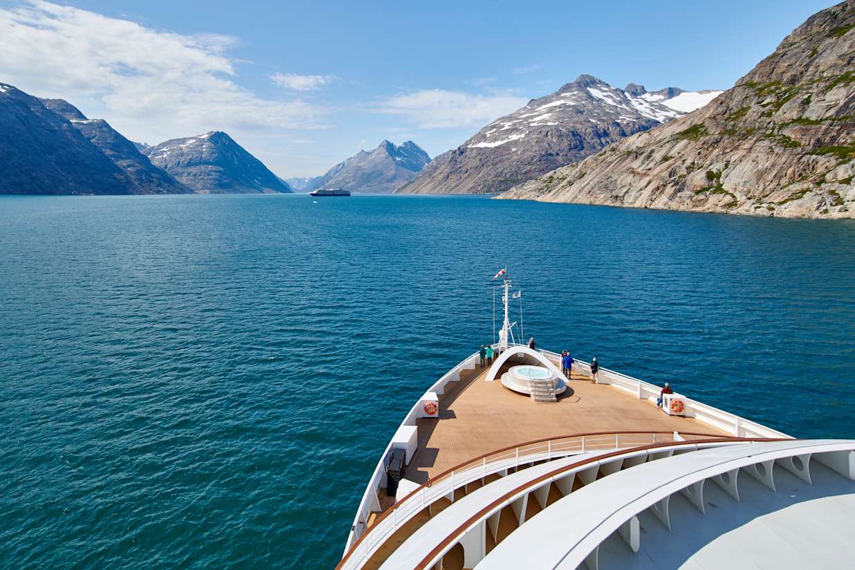 Seabourn Quest in Prince Christian Sund