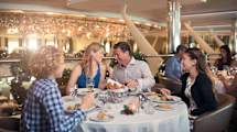 Family Christmas meal on Celebrity cruises