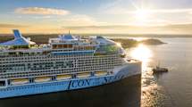 Aerial of Icon of the Seas