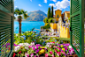 Varenna, Italy, on the shores of Lake Como