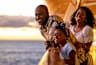 Family on deck of a Disney ship