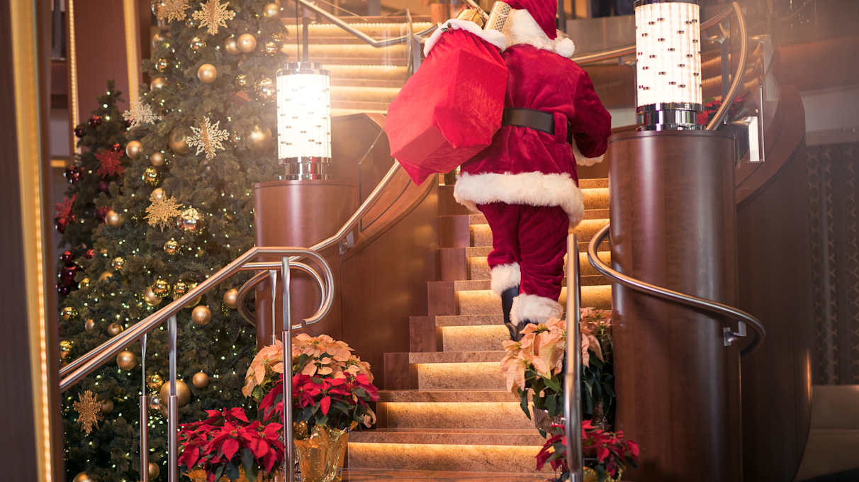 Father Christmas Onboard Celebrity Cruises