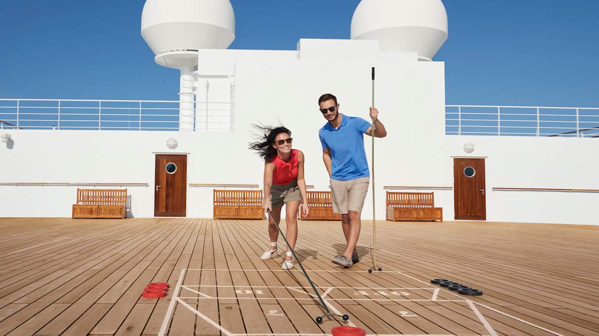 Games on Cunard ships