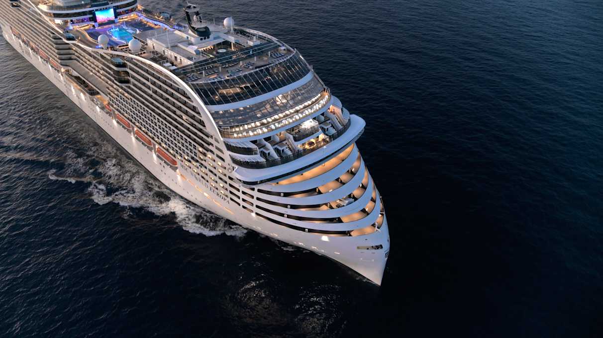 MSC World Europa at sea