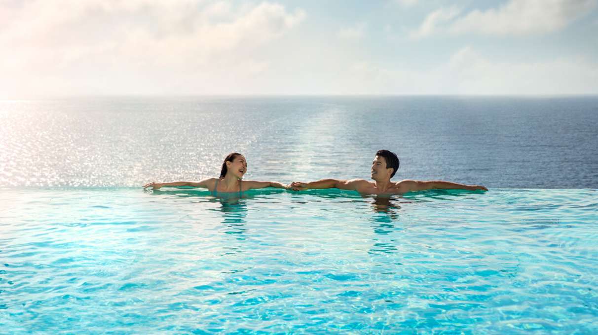 People in a P&O pool