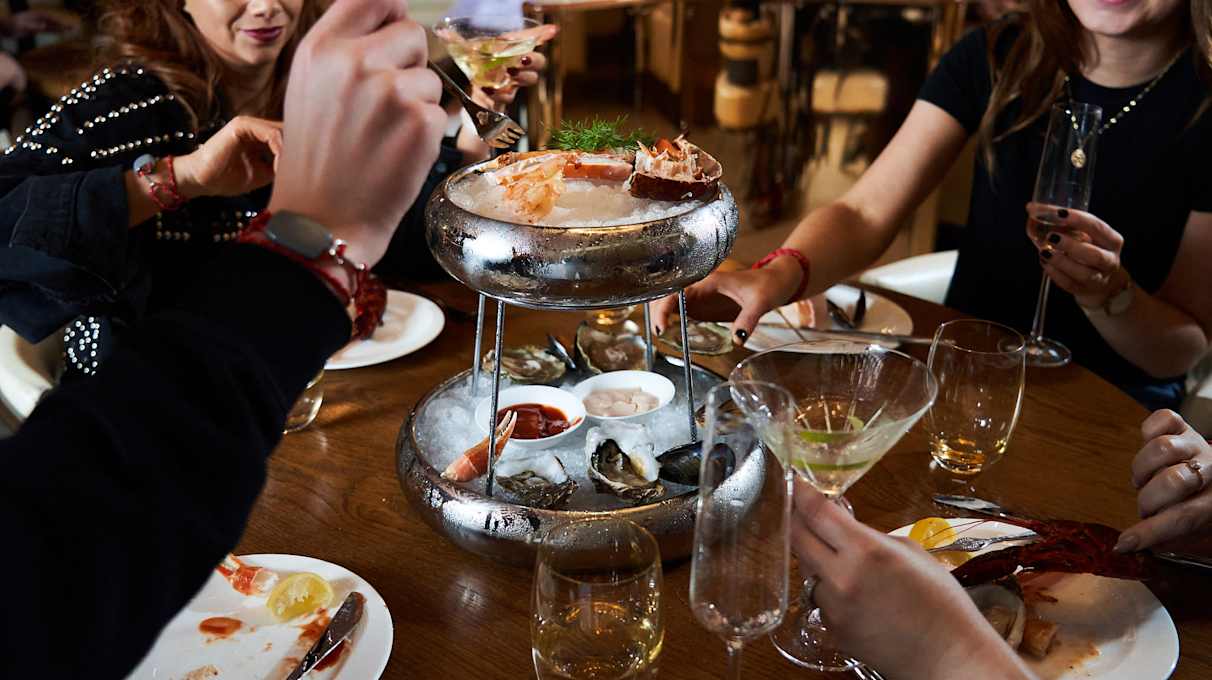 Dining in The Wake onboard a Virgin Voyage