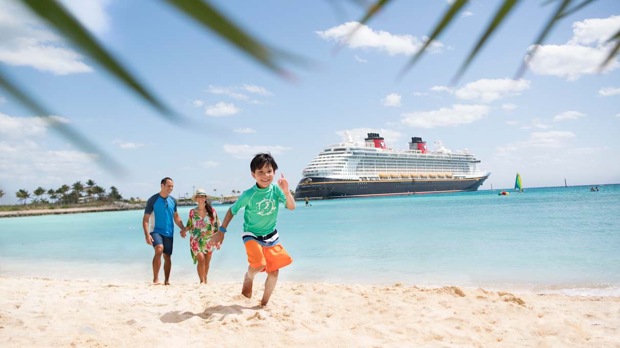 Family in Castaway Cay
