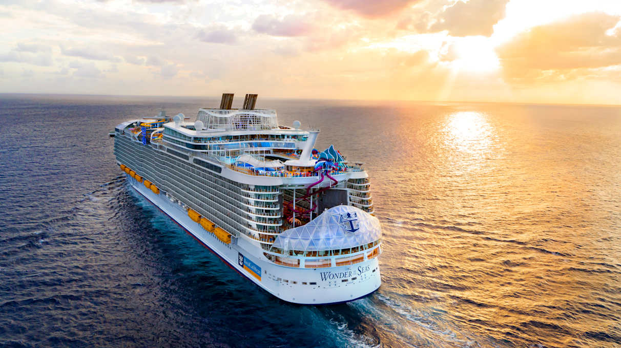 Wonder of the Seas at Sea Royal Caribbean International
