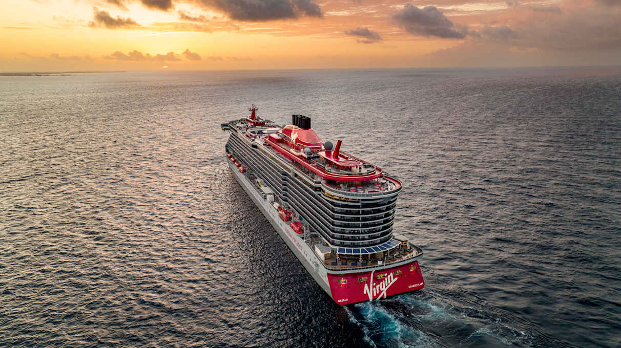 Scarlet Lady at sunset